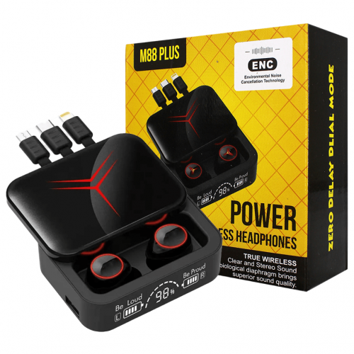 🎧 Audífonos Inalámbricos M88 con Pantalla LED 🎧