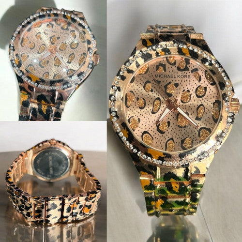 💎 Reloj Michael Kors Leopardo ✨  Rosado, Plateado o Dorado 💎