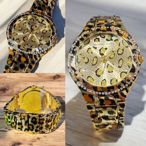 💎 Reloj Michael Kors Leopardo ✨  Rosado, Plateado o Dorado 💎